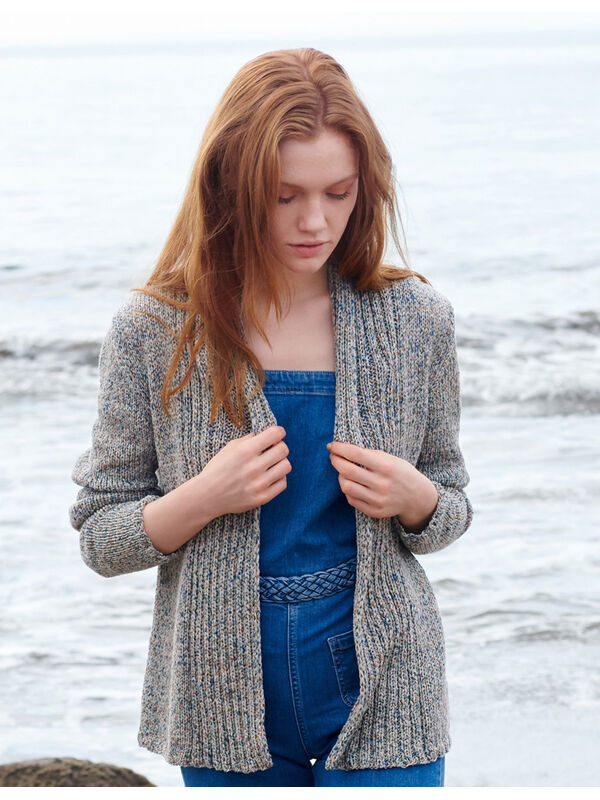 Lana Grossa JACKE MIT RIPPENSCHALKRAGEN About Berlin Sparkly