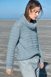 Lana Grossa PULLI IM RIPPENSTRUKTURMUSTER MIT ROLLKRAGEN Lala Berlin Lovely Cashmere