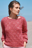 Lana Grossa PULLI MIT LOCHMUSTER Mia/Silkhair