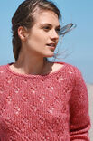 Lana Grossa PULLI MIT LOCHMUSTER Mia/Silkhair
