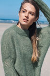 Lana Grossa PULLI MIT LOCHMUSTERBORDÜREN Silkhair/Silkhair Lusso