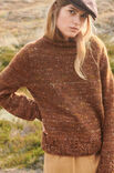 Lana Grossa PULLI MIT LOCHMUSTERBORDÜREN Only Tweed