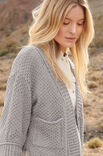 Lana Grossa CARDIGAN IM STRUKTURMUSTER Fourseason