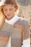 Lana Grossa KIMONOJACKE IM RIPPENSTRUKTURMUSTER Romanza