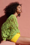 Lana Grossa PULLI IM BLATTAJOURMUSTER Fourseason
