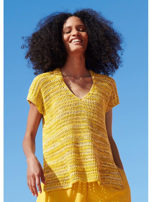 Lana Grossa TOP IM LOCHMUSTER Pappagallo