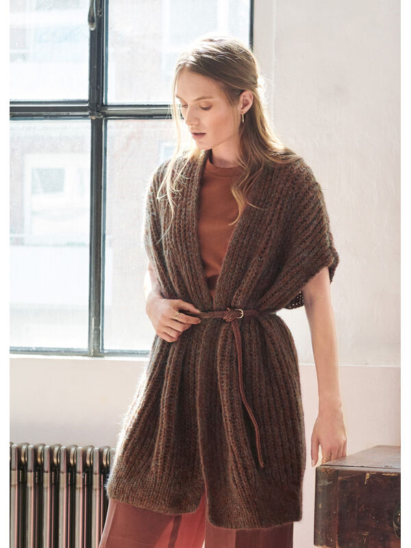 Lana Grossa WESTE IM PATENTMUSTER Baby Light & Silkhair
