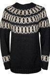 Lana Grossa PULLI MIT RUNDPASSE IM JACQUARDMUSTER Tre Seta