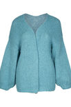 Lana Grossa JACKE GLATT RECHTS MIT BALLONÄRMELN Lala Berlin Lovely Cotton