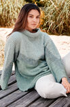 Lana Grossa T-PULLI MIT EINSTRICKMUSTER Benessere, Lala Berlin Furry & Lala Berlin Harmony