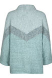 Lana Grossa T-PULLI MIT EINSTRICKMUSTER Benessere, Lala Berlin Furry & Lala Berlin Harmony