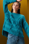 Lana Grossa PULLI MIT LOCHMUSTER Piuma