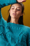 Lana Grossa PULLI MIT LOCHMUSTER Piuma