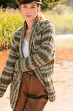 Lana Grossa CARDIGAN IM GESTREIFTEN RIPPENMUSTER Lala Berlin Harmony, Benessere Tweed, Lala Berlin Lovely Cotton Inserto