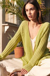 Lana Grossa LONG-CARDIGAN IM FALSCHEN PATENTMUSTER Allora