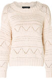 Lana Grossa PULLI MIT LOCHMUSTER UND BIESEN Riserva