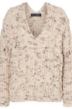Lana Grossa PULLI MIT ZOPFMUSTER UND RIPPENÄRMELN Lala Berlin Lovely Cotton Inserto