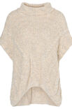 Lana Grossa PONCHO-PULLI IM ZOPF-RIPPENMUSTER Sara