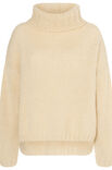 Lana Grossa PULLI GLATT RECHTS MIT ROLLKRAGEN Lala Berlin Brushy