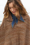 Lana Grossa PONCHO IN RIPPEN MIT POLOKRAGEN Inizio Pelo