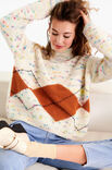 Lana Grossa PULLI MIT RAUTENINTARSIE Lala Berlin Lovely Cotton Inserto & Brigitte No. 2