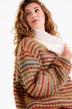Lana Grossa PULLI IM FALSCHEN PATENTMUSTER IN RINGELN Twin 25g & Silkhair