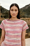 Lana Grossa SHIRT GLATT RECHTS MIT RUNDPASSE Ecco & Print