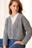 Lana Grossa GEHÄKELTER CARDIGAN Spotty (About Berlin)