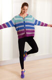 Lana Grossa 3/4 ARM CARDIGAN GLATT RECHTS Brigitte No. 4