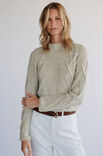 Lana Grossa KURZPULLOVER Natural Alpaca Pelo