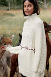 Lana Grossa PULLOVER MIT STICKEREI Landlust Alpaka Merino 100
