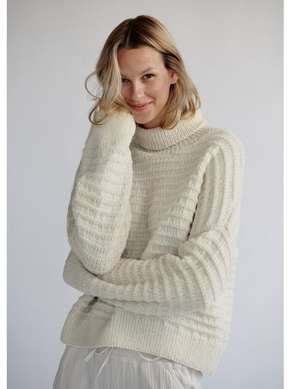 Lana Grossa ROLLKRAGENPULLOVER Alta Moda Alpaca