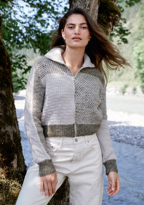JACKE Natural Alpaca Pelo von Lana Grossa