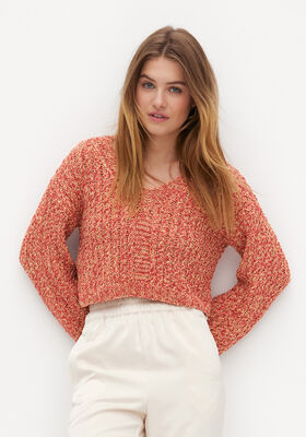 ZOPFPULLOVER MIT V-AUSSCHNITT Diversa & Setapura von Lana Grossa
