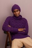 Lana Grossa PULLOVER IM RIPPENZOPFMUSTER Silkhair & Ecopuno