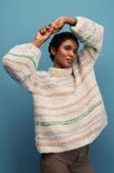 Lana Grossa PULLOVER MIT QUERSTREIFEN Royal Alpaca & Alpaca Air II