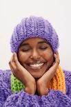 Lana Grossa RIPPENMÜTZE Confetti