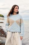 Lana Grossa PULLOVER MIT EINSTRICKMUSTER Royal Alpaca & Brigitte No. 2