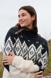 Lana Grossa JACQUARDPULLOVER GLATT RECHTS Lala Berlin Lovely Cotton