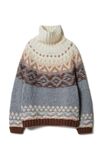 Lana Grossa PULLOVER MIT JACQUARDRUNDPASSE Brigitte No. 2