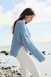 Lana Grossa PULLOVER IM HALBPATENTMUSTER MIT KRAUS-RECHTS-ÄRMELN Airy