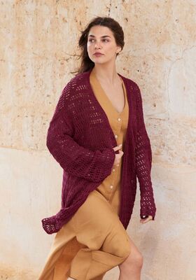 TOP-DOWN CARDIGAN Campo von Lana Grossa