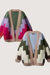 Lana Grossa CARDIGAN Mohair di Gio - Variante 2 (einfädig)