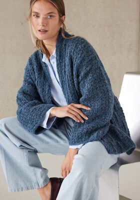 HÄKEL-CARDIGAN Alpaca Air II von Lana Grossa