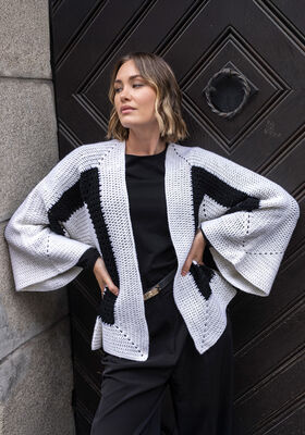HÄKELJACKE Merino Uno von FILATI Studio