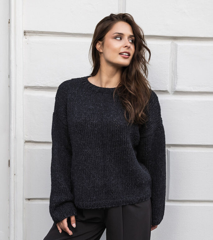 PULLOVER Merino Miscela & Setasuri Pearls von Lana Grossa