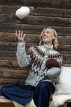 FILATI Studio TOP DOWN NORWEGERCARDIGAN Airy