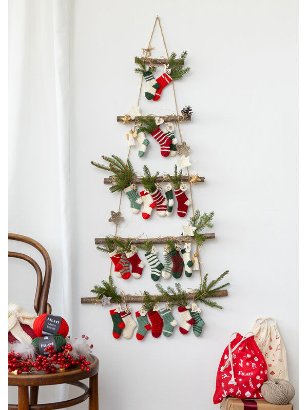 FILATI Studio HÄKEL-ADVENTSKALENDER KLEIN Merino Miscela