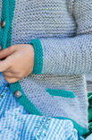 Lana Grossa KINDERJANKER Alpina/COOL WOOL Big Melange (GOTS)