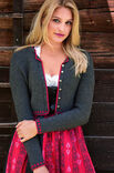 Lana Grossa SPENZERJÄCKCHEN MIT ROSENMUSTER Cool Wool